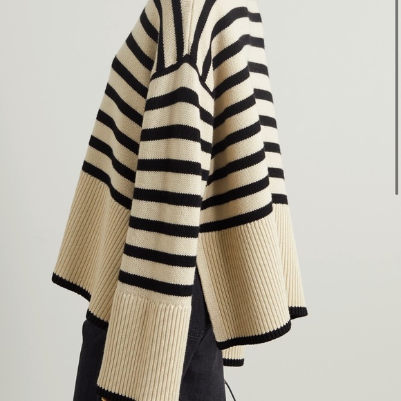 Stripped Turtleneck sweater top - Picture 3 of 7